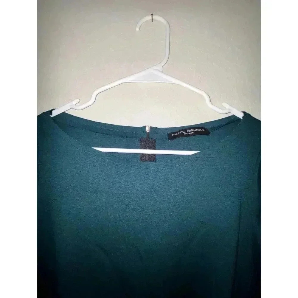Pietro Brunelli Salisburgo Pinewood Green Maternity Dress - Picture 6 of 9